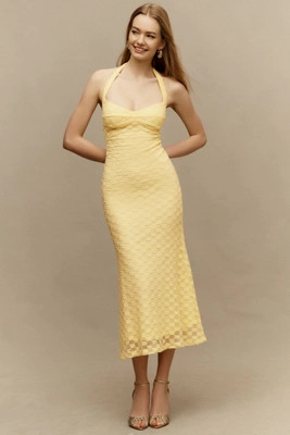 Bardot Mariko Halter Maxi Dress | Anthropologie (US)