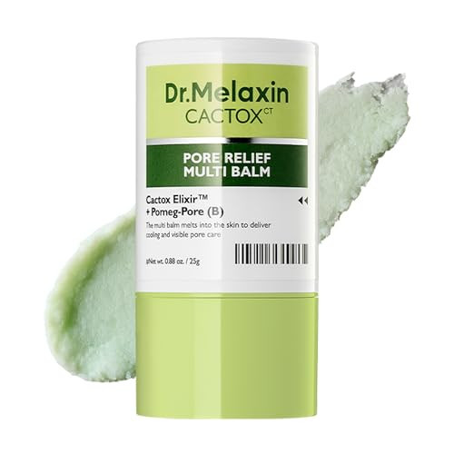 Dr.Melaxin Cactox Pore Relief Multi Balm Stick – Zinc PCA & ADENOSINE Cooling & De-Puffing Face Balm for Enlarged Pores & Puffy Skin, Pore Minimizing with Cactus Extract, Korean Skincare, 0.88 oz | Amazon (US)