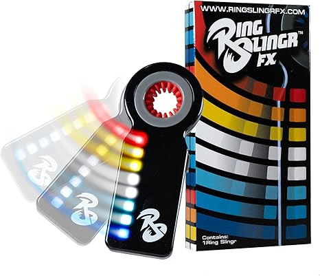 RingSlingr Fireball Red Fidget Spinner Toy, Durable, Portable LED Fidget Toy for Young Adults and... | Amazon (US)