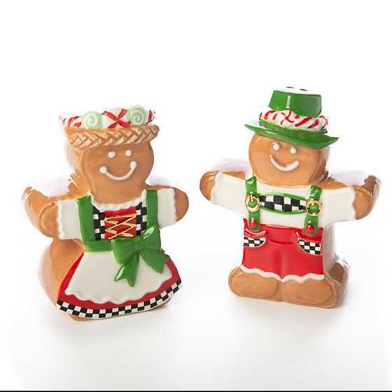 Candy Cottage Gingerbread Salt & Pepper Set | MacKenzie-Childs