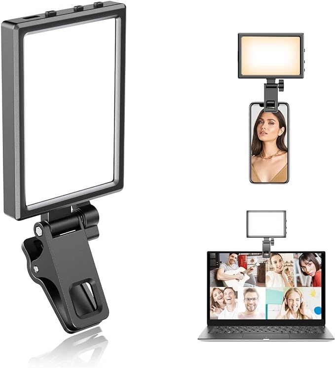 Eicaus Rechargeable Selfie Light with Clip and Adapter for Phone＆Camera-Perfect for TikTok, Sel... | Amazon (US)