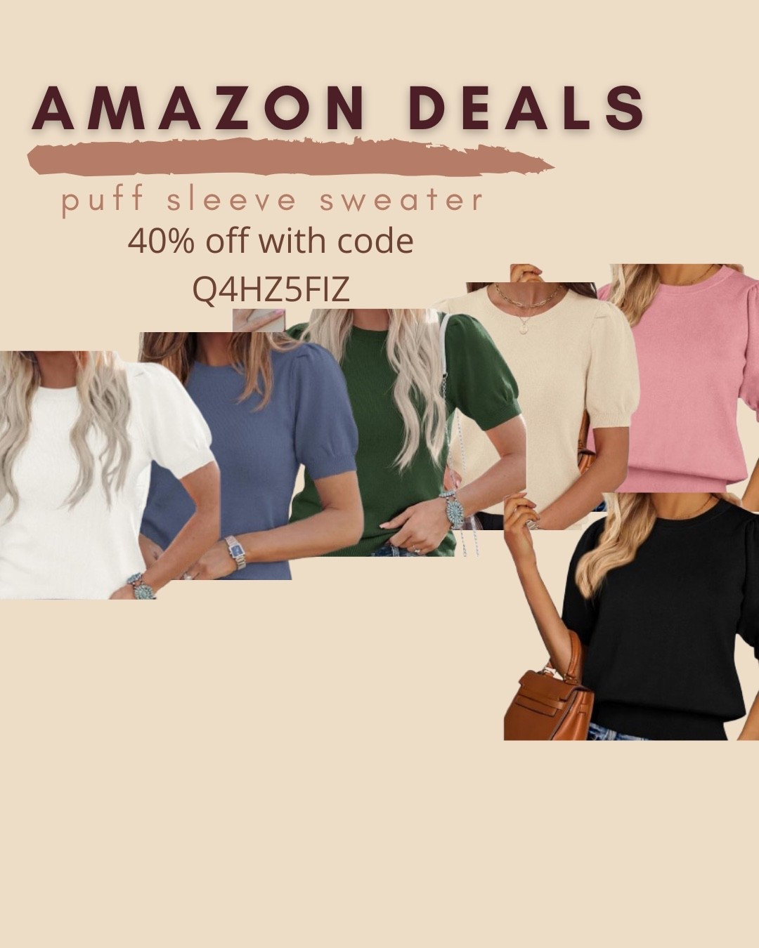 $18 ends 7/12

Amazon fashion
Amazon deals
Puff sleeve sweater

#LTKSaleAlert