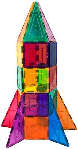 PicassoTiles 32 Piece Magnetic Building Block Rocket Booster Theme Set Magnet Construction Toy Ed... | Amazon (US)