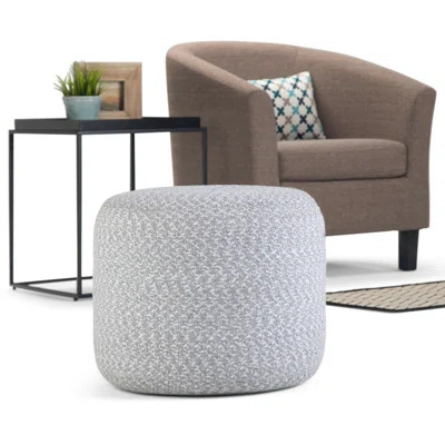 Bayley 20" Wide Round Pouf Ottoman | Wayfair Professional