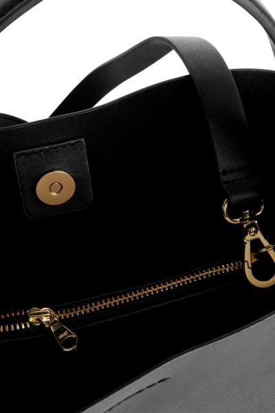 Leather Crossbody Bag - Black - Ladies | H&M GB | H&M (UK, MY, IN, SG, PH, TW, HK)