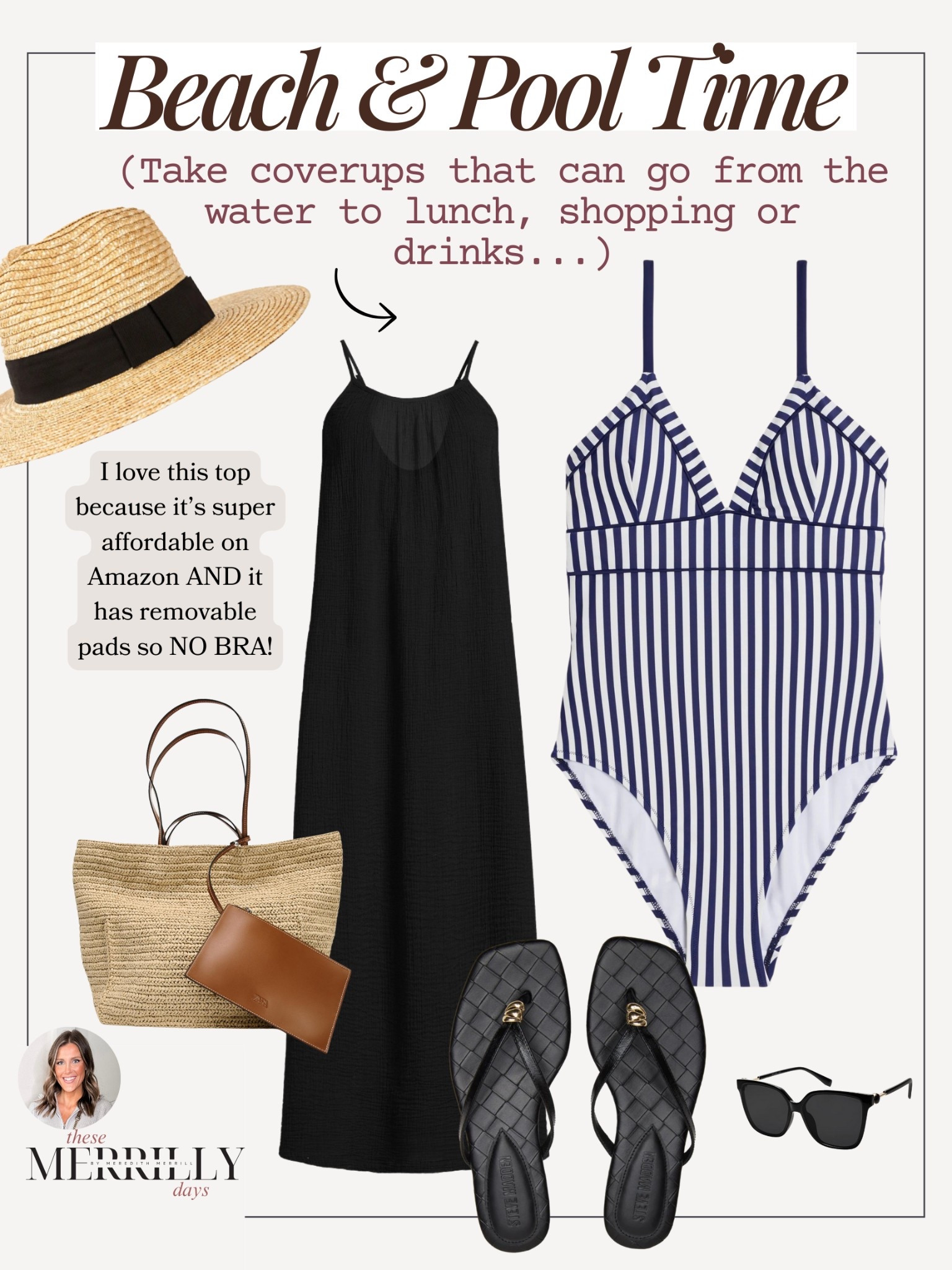 Cruise Vacation Capsule / beach outfit / pool outfit / summer swimsuit / one piece swimsuit / gauze dress coverup 

#LTKShoeCrush #LTKItBag #LTKSwim