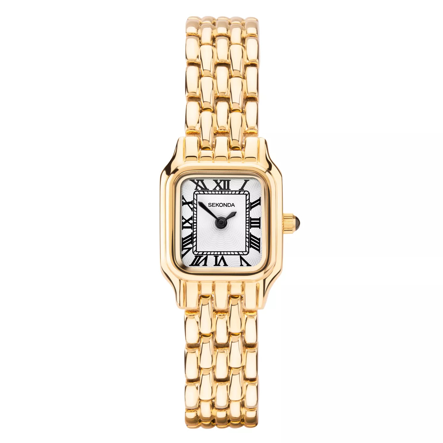 Sekonda Octagonal Ladies' Yellow Gold Tone Bracelet Watch- H.Samuel | H Samuel