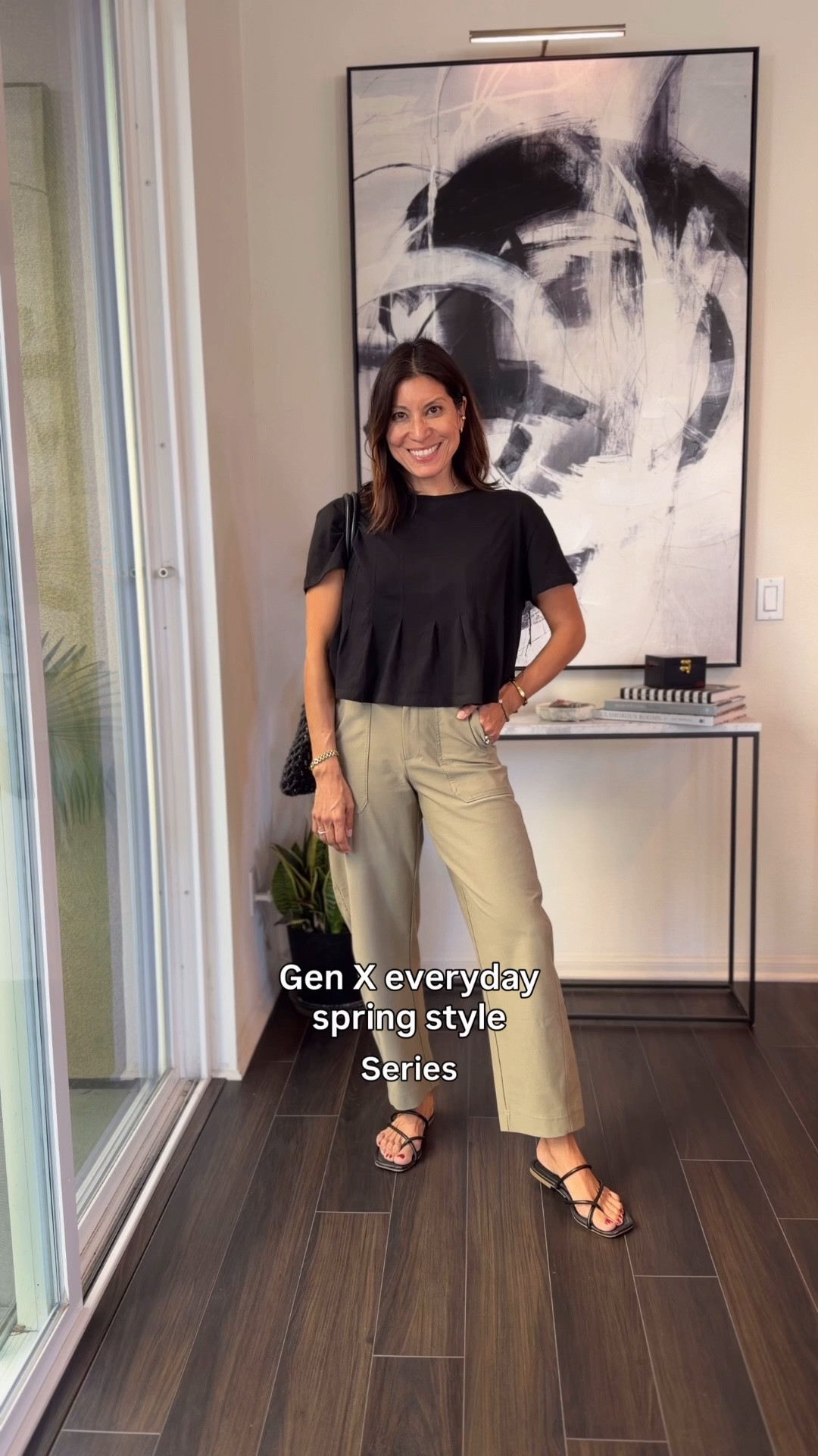 My spring style series day 4/7. What I really wear. 

*surprise no jeans today 

Top I have in white had to get another color wearing xs 
Pants comfy barrel utility size 0


#LTKOver40 #LTKSeasonal #LTKootd