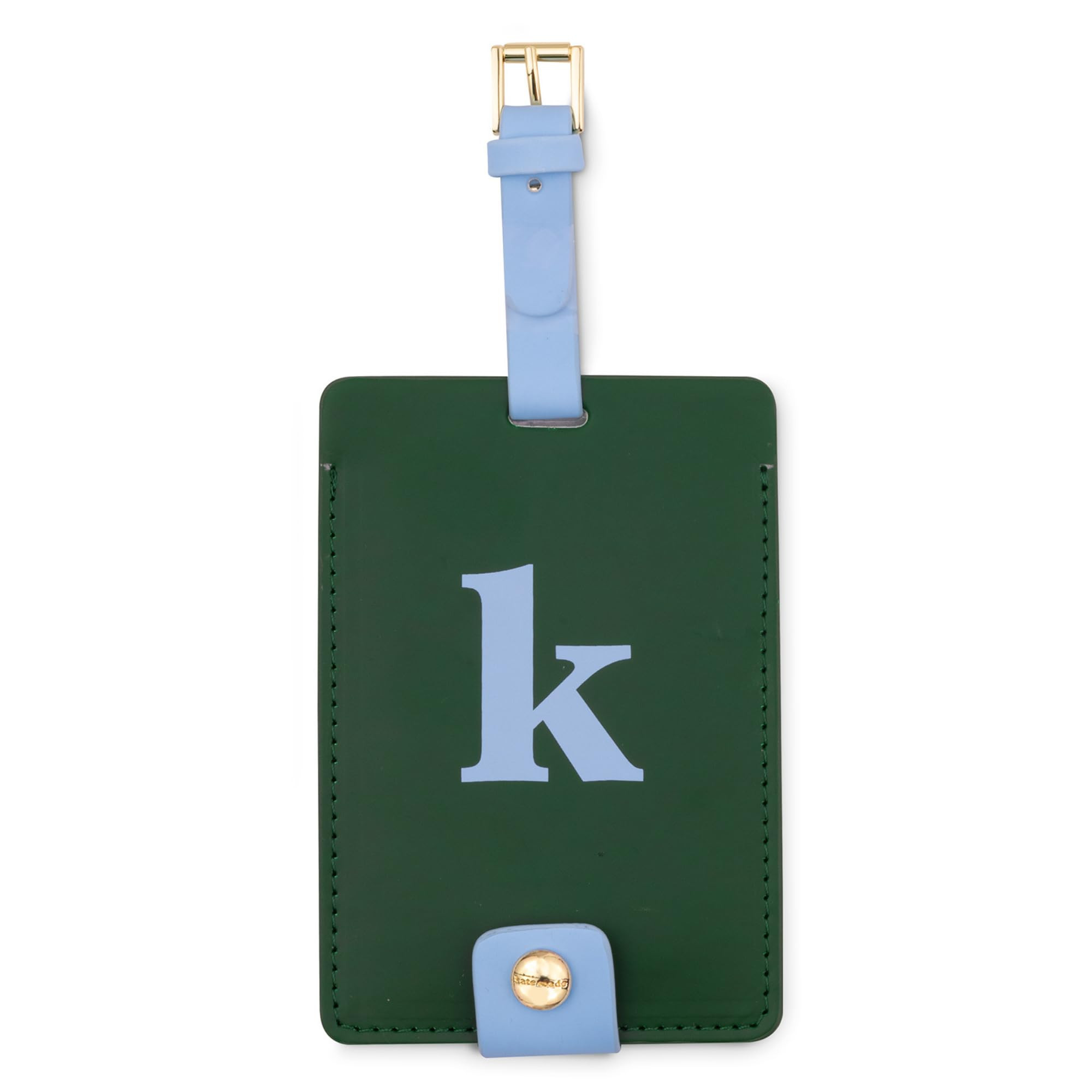 Kate Spade New York Leatherette Luggage Tag with Secure Strap, Colorful Suitcase Identifier for T... | Amazon (US)