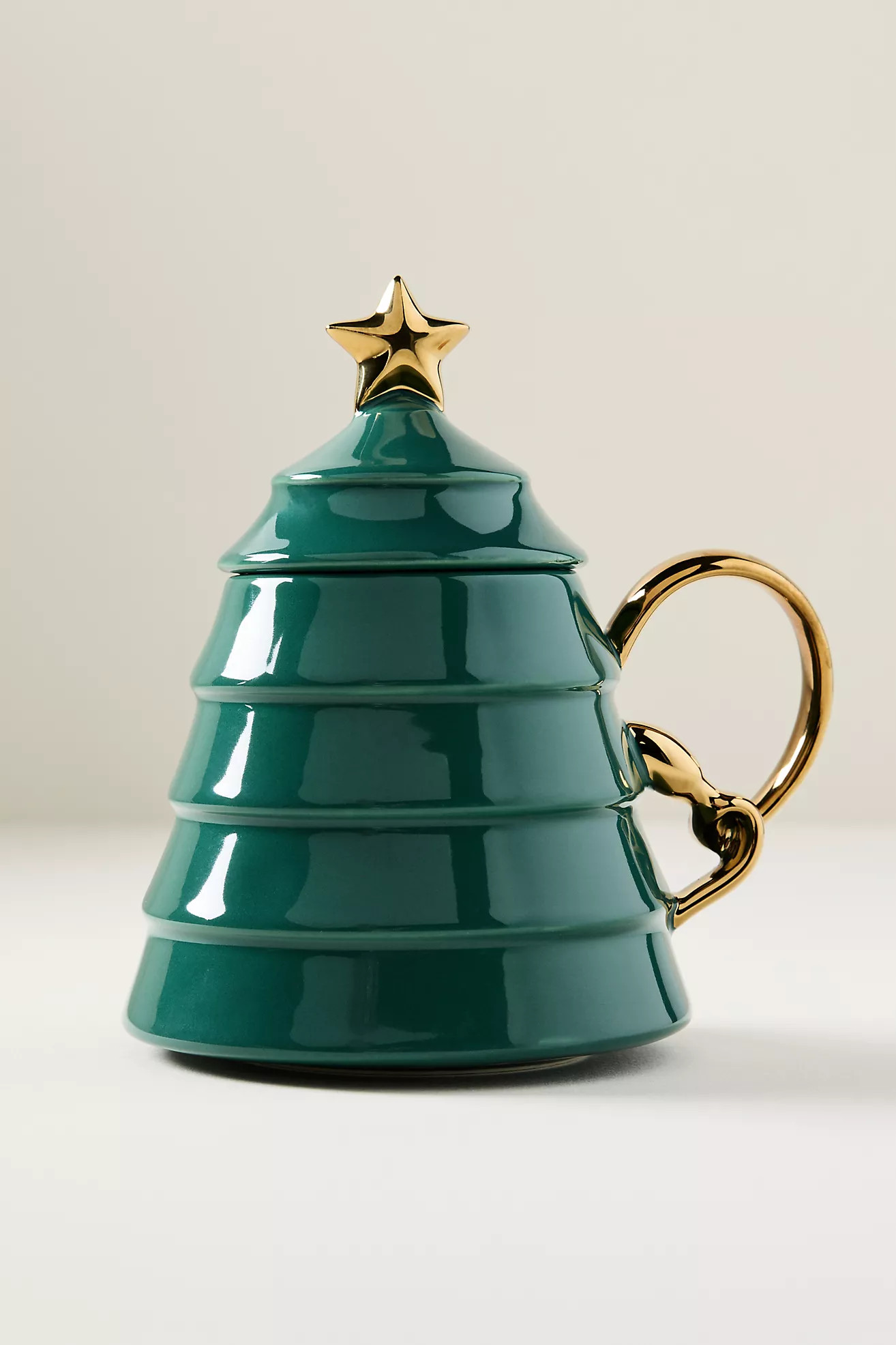 Arbol Tree Lidded Stoneware Mug | Anthropologie (US)