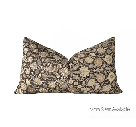 WILLOW  Vintage Floral Print Pillow Cover  Modern Farmhouse - Etsy | Etsy (US)