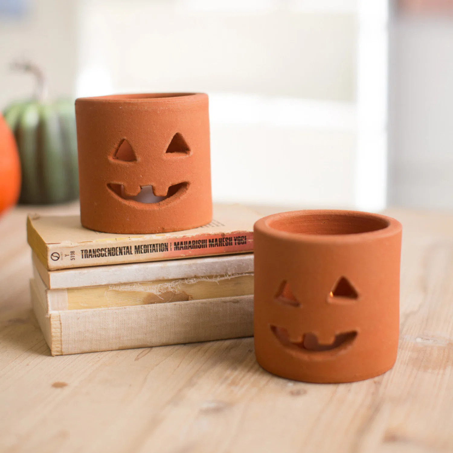 The Holiday Aisle® Jack O Small Clay Votive Holder | Wayfair | Wayfair North America