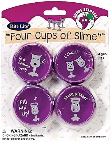 Rite Lite Purple Unique Holiday Passover “Four Cups Of Slime” For Pesach/ Pesach Seder | Amazon (US)
