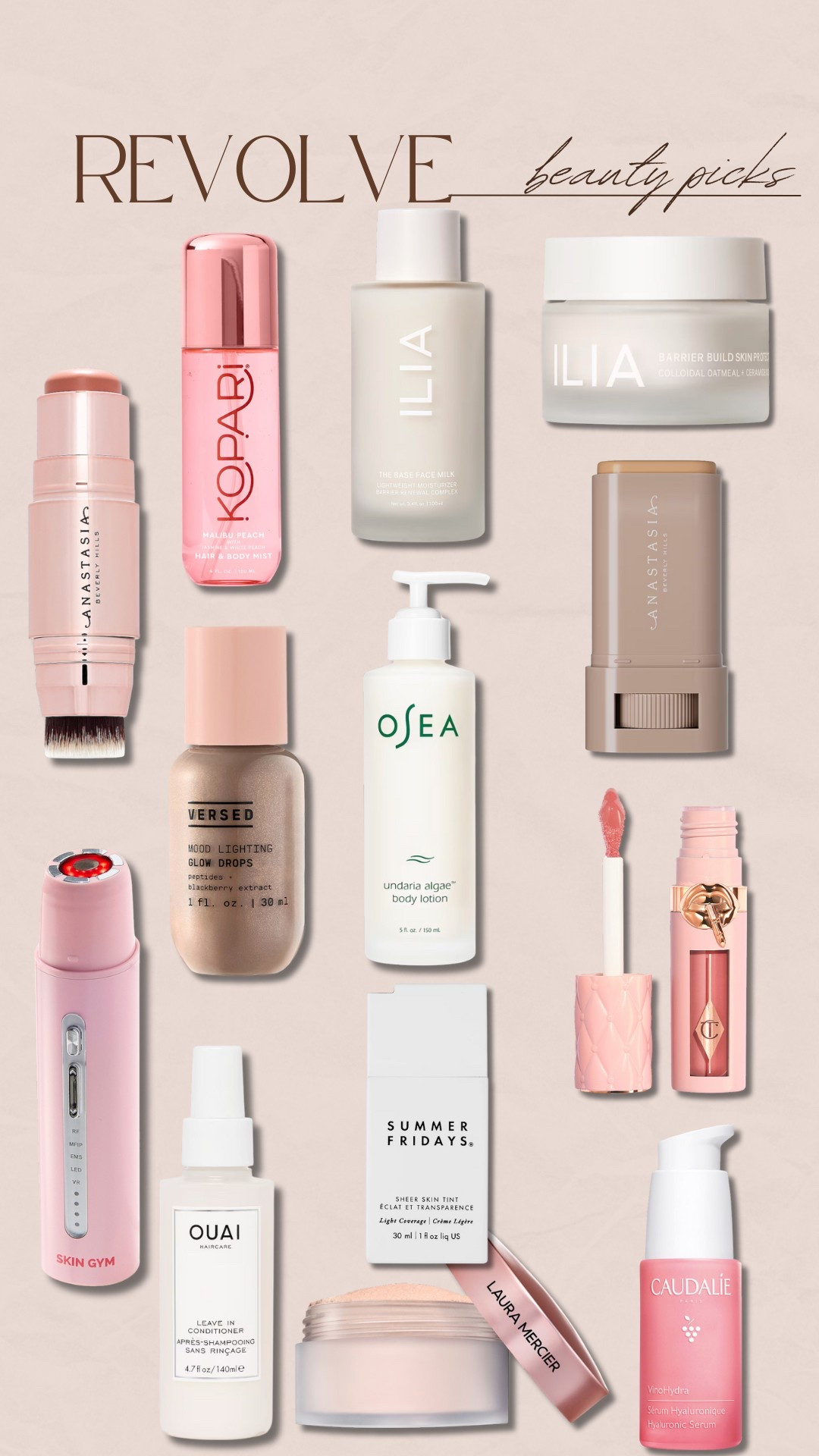 Revolve. Beauty. Skincare. Makeup. Osea. Kopari. Versed. Skincare tools. Trending. Best sellers. Viral  

#LTKBeauty #LTKSeasonal #LTKFindsUnder100