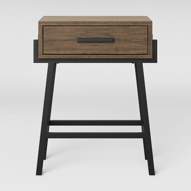 Corinna Angle Leg Side Table Wood - Threshold™ | Target