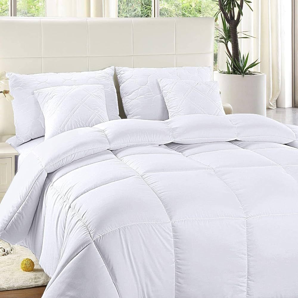 Utopia Bedding Comforter Duvet Insert - Quilted Comforter with Corner Tabs - Box Stitched Down Alter | Amazon (US)