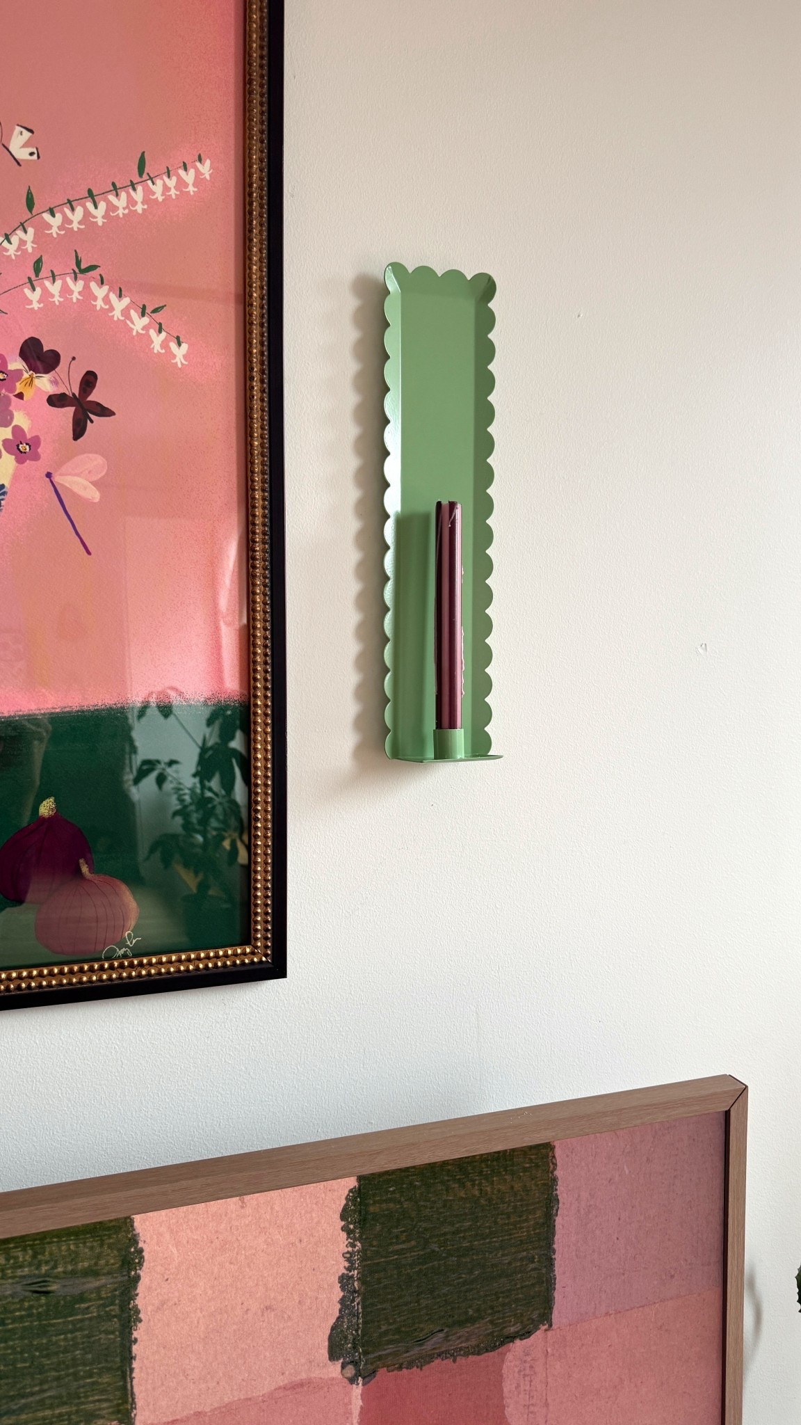 Candle sconce for a pop of color &
vibe ✨

#LTKFindsUnder50 #LTKHome