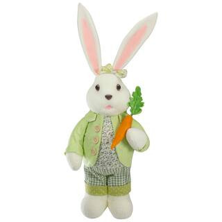 20" White & Green Standing Rabbit Easter Figure By Northlight | Michaels® | Michaels Stores