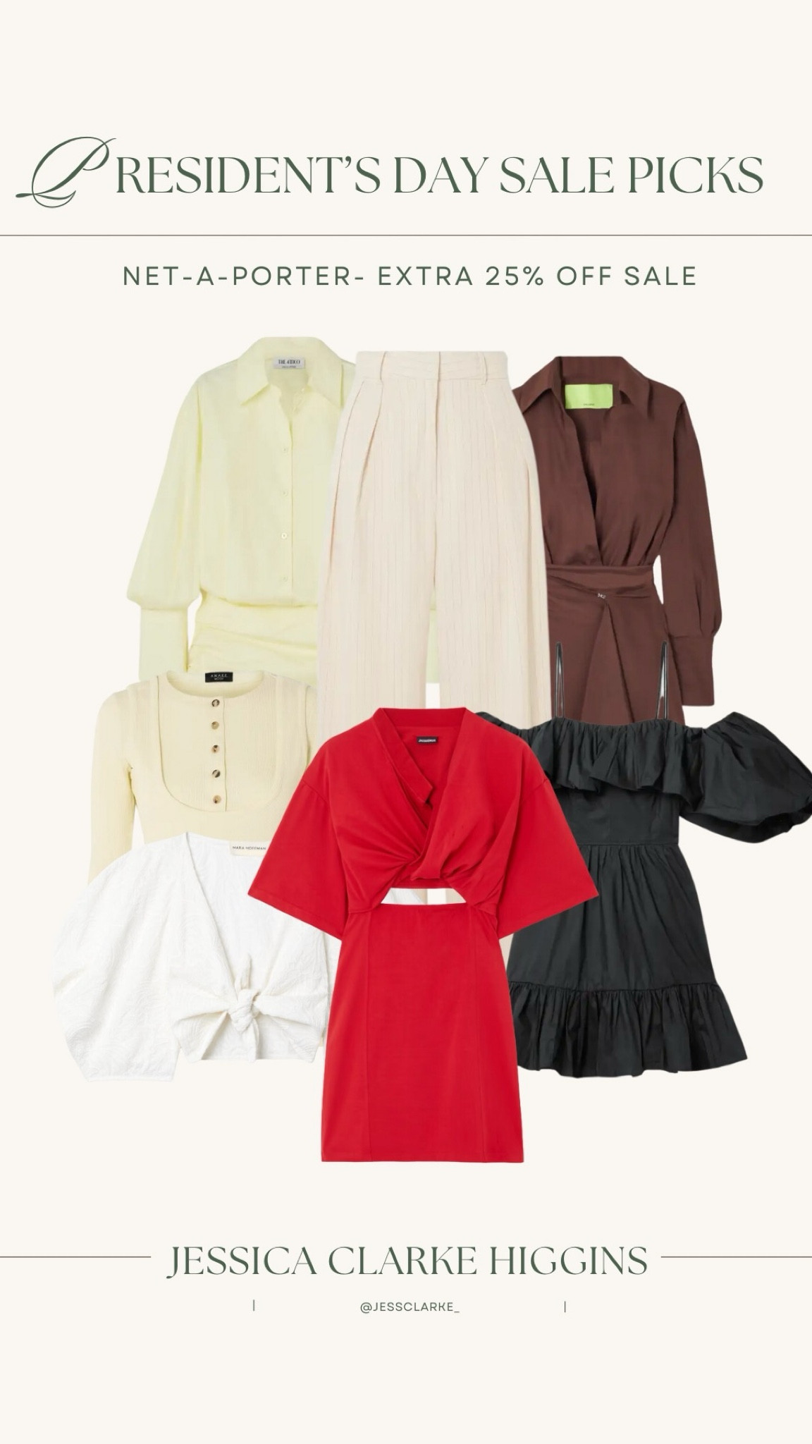 Presidents Day Sale Picks: Net-A-Porter is an extra 25% off sale! 

#LTKsalealert #LTKstyletip #LTKSeasonal