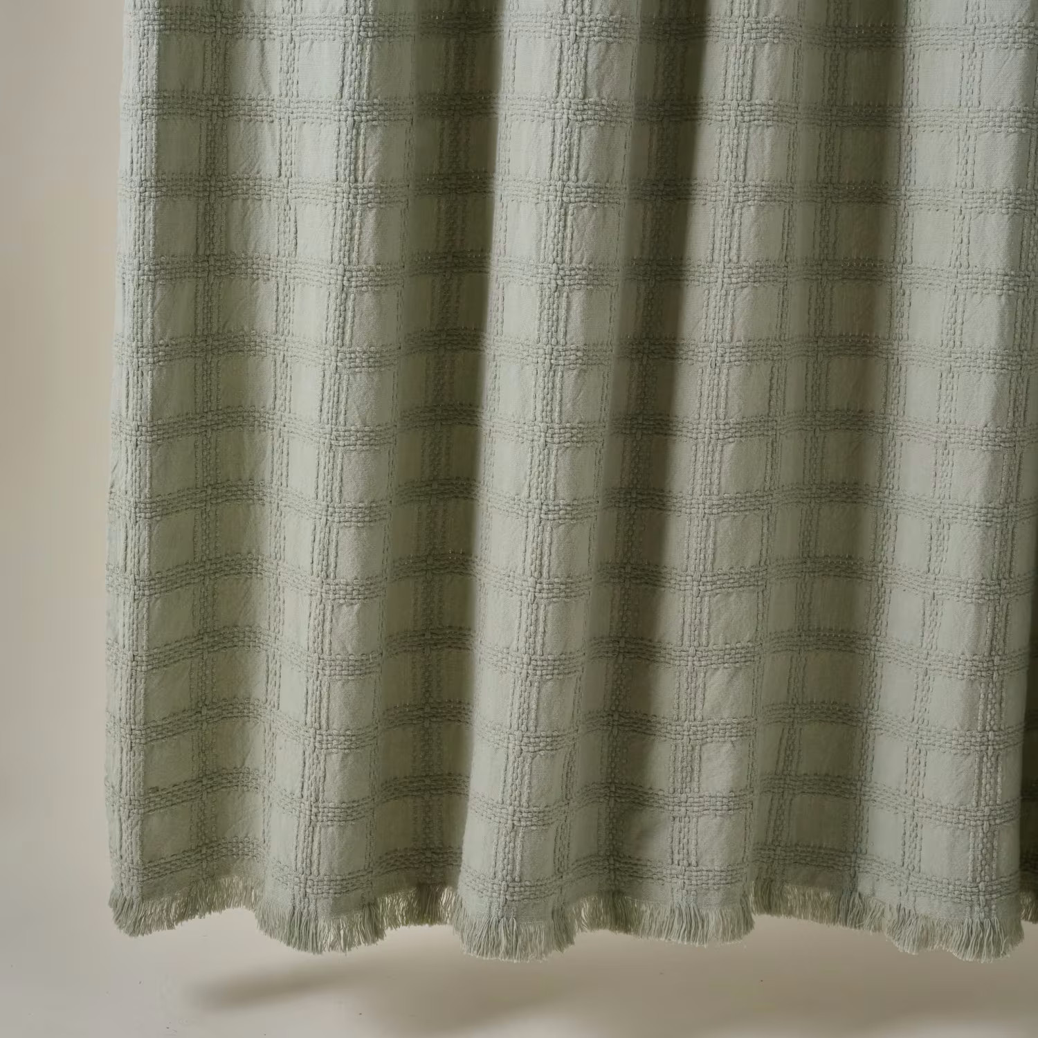 Sage Textured Shower Curtain | Magnolia