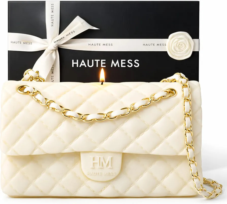 Handbag Candle in GiftBox - Haute Mess - Designer Gifts for Women - High End Luxury Candles for W... | Amazon (US)