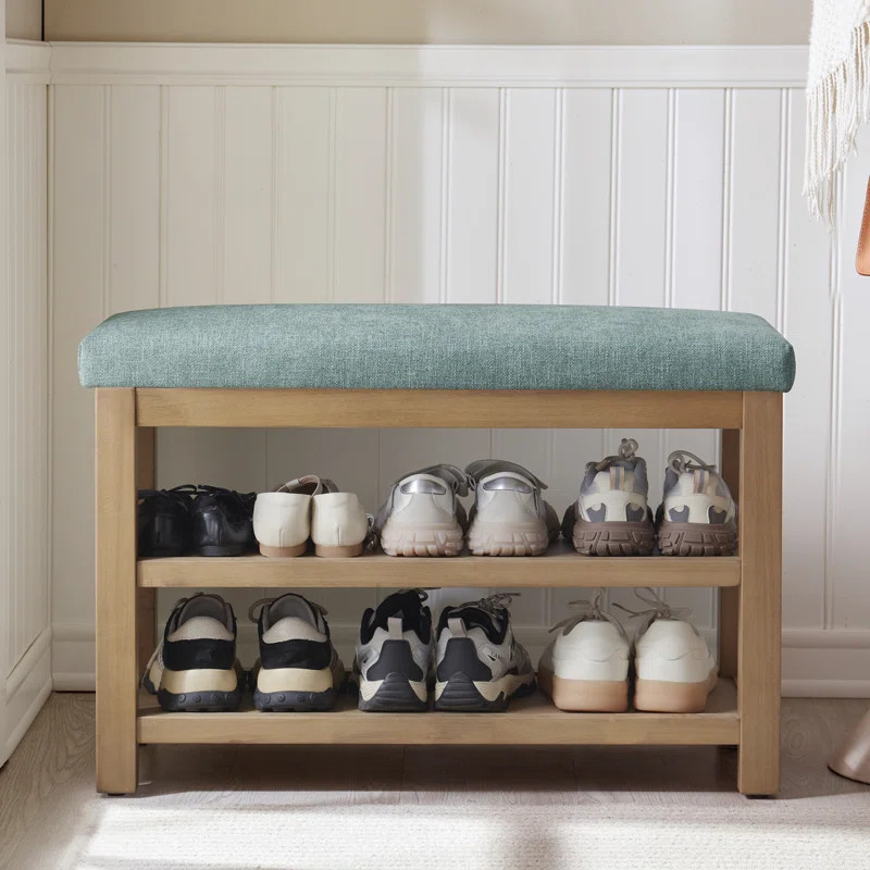 Hahnville Upholstered Storage Shoe Bench | Wayfair North America
