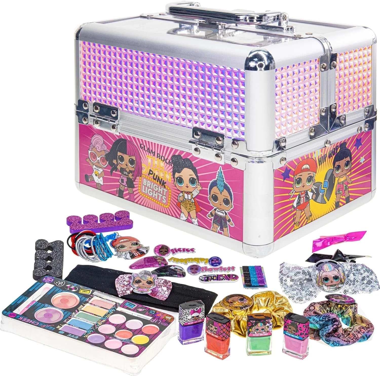 L.O.L. Surprise! Train Case Makeup Set Toys for Girls Washable Makeup for Kids Pretend Play Makeu... | Walmart (US)