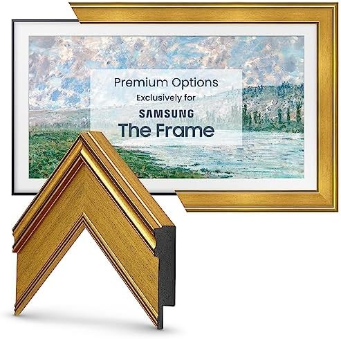 Frame My TV Deco TV Frames - Antique Gold Smart Frame Compatible Only with Samsung The Frame TV (... | Amazon (US)