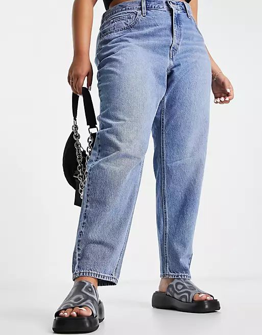 Levi's Plus – Mom-Jeans im 80er-Stil in Indigoblau  | ASOS | ASOS (Global)