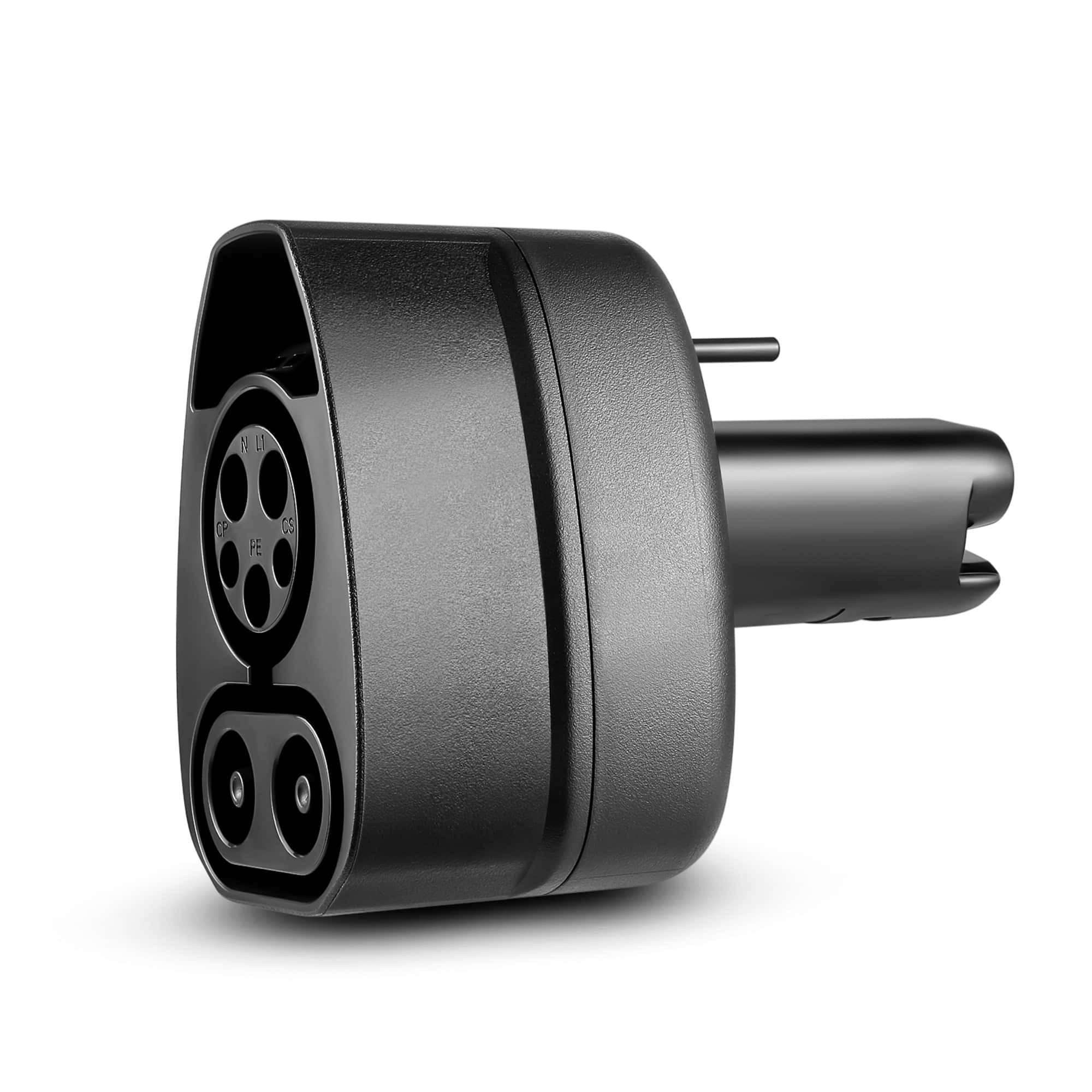 Lectron - CCS1 to NACS Adapter for Tesla Model S, 3, X, Y-up to 500A - Black | Best Buy U.S.