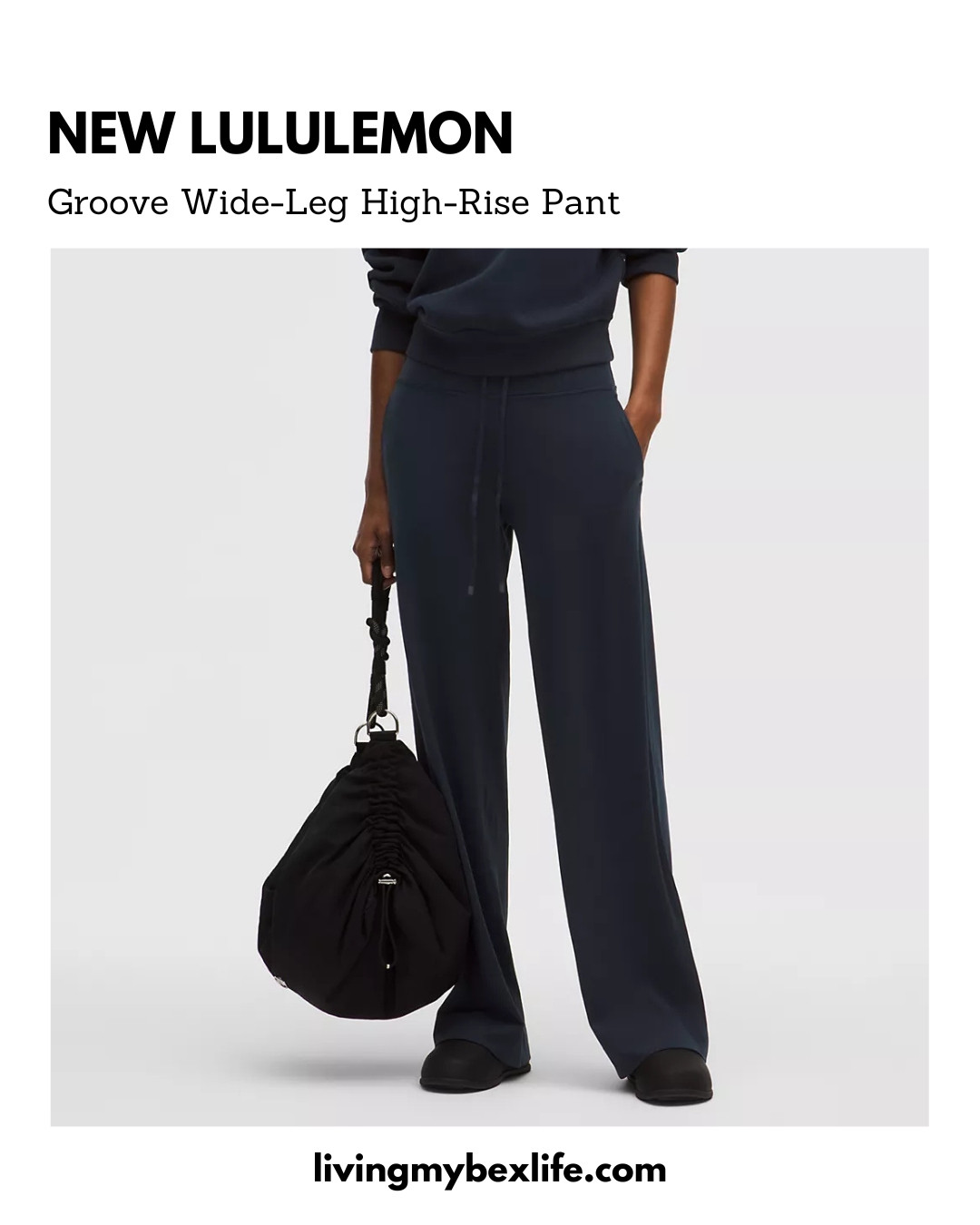 New lululemon Groove Wide-Leg High-Rise Pant.  

 #LTKgrwm #LTKootd #LTKfitnessgoals