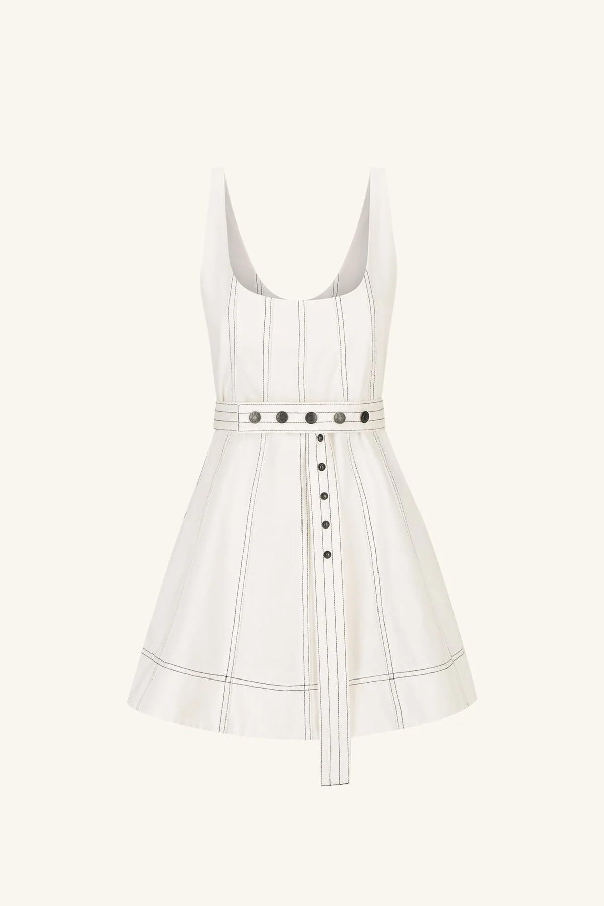 Hana Belted Mini Dress | Ivory | Dresses | Shona Joy | Shona Joy