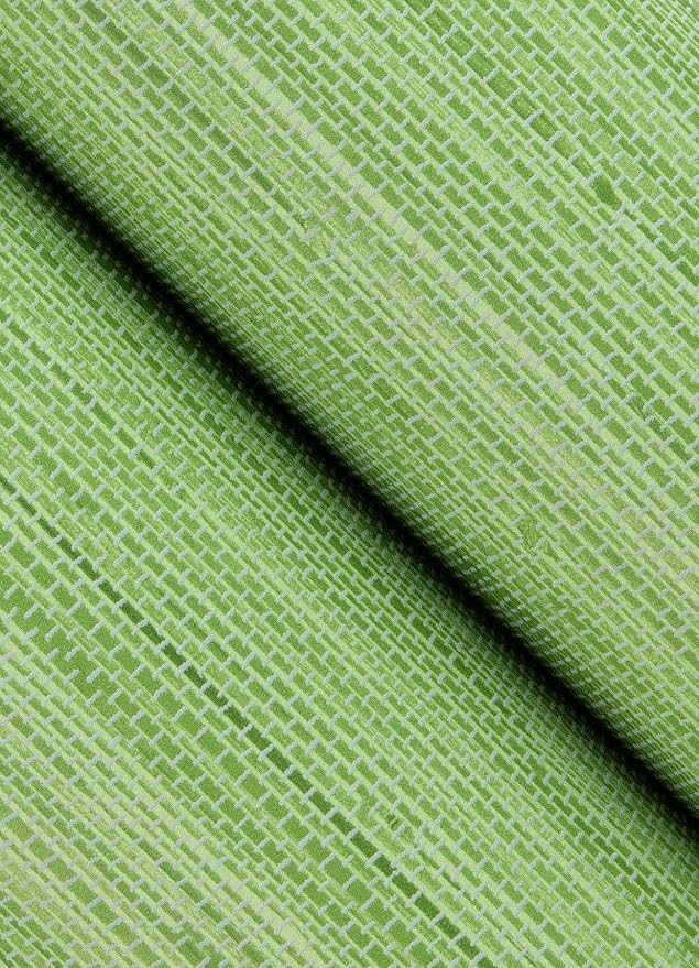 NuWallpaper x Society Social Classic Faux Grasscloth Peel and Stick Wallpaper, Citrus Green | Amazon (US)