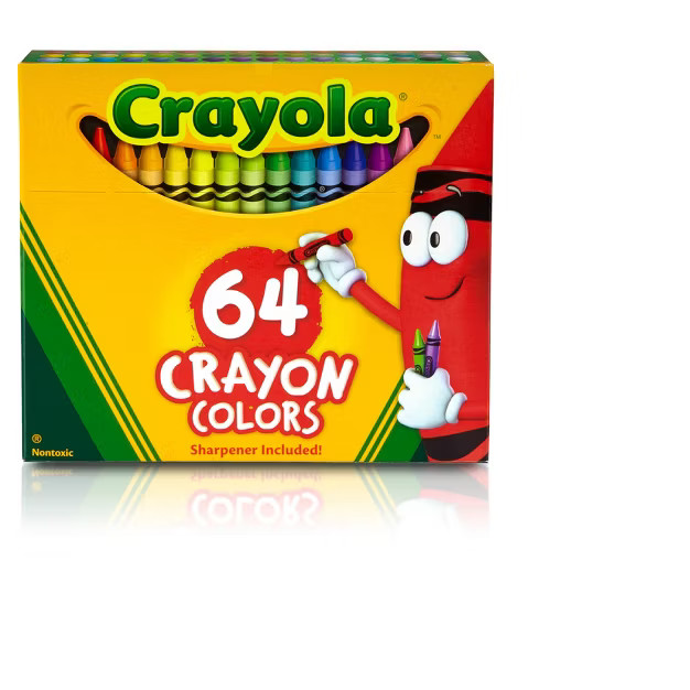 Crayola 64ct Classic Crayons with Sharpener | Target