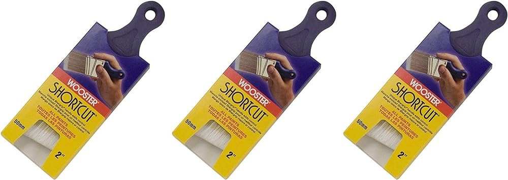 Wooster Brush Q3211-2 Shortcut Angle Sash Paintbrush, 2-Inch, White - 3 Pack | Amazon (US)