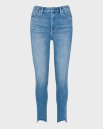 High Waist Ankle Skinny With Wave Hem In Langley | 7 For All Mankind