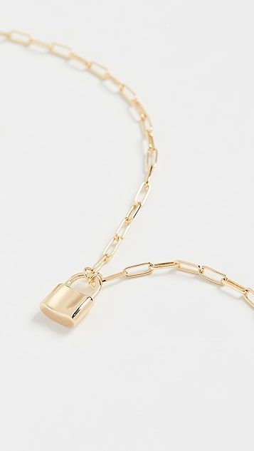 Kara Padlock Charm Necklace | Shopbop