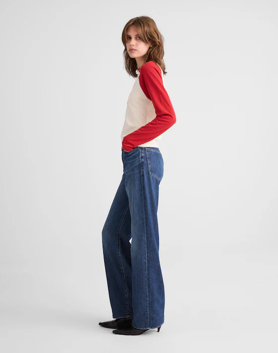 Baseball Long-Sleeve Tee in Vintage Jersey | Madewell