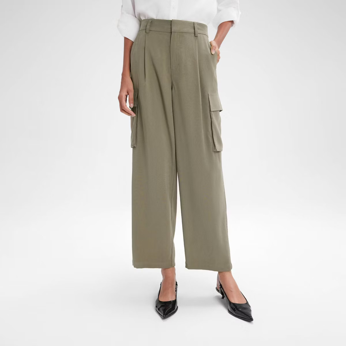 Women's High-Rise Straight Leg Cargo Pants - A New Day™ | Target