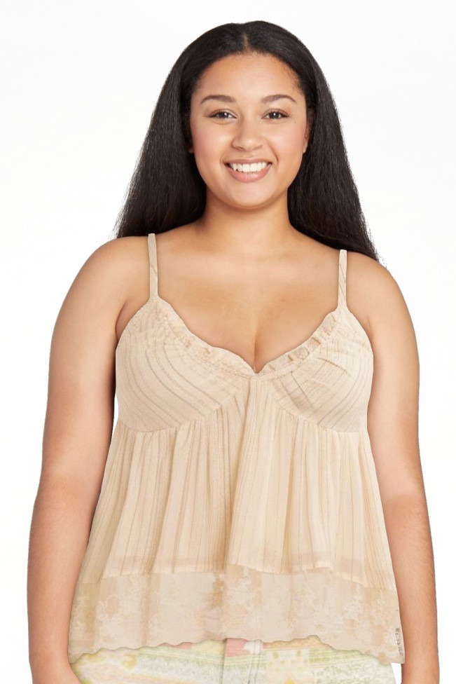 Jessica Simpson Women's Indy Hankerchief Hem Top, Sizes XS-XL | Walmart (US)