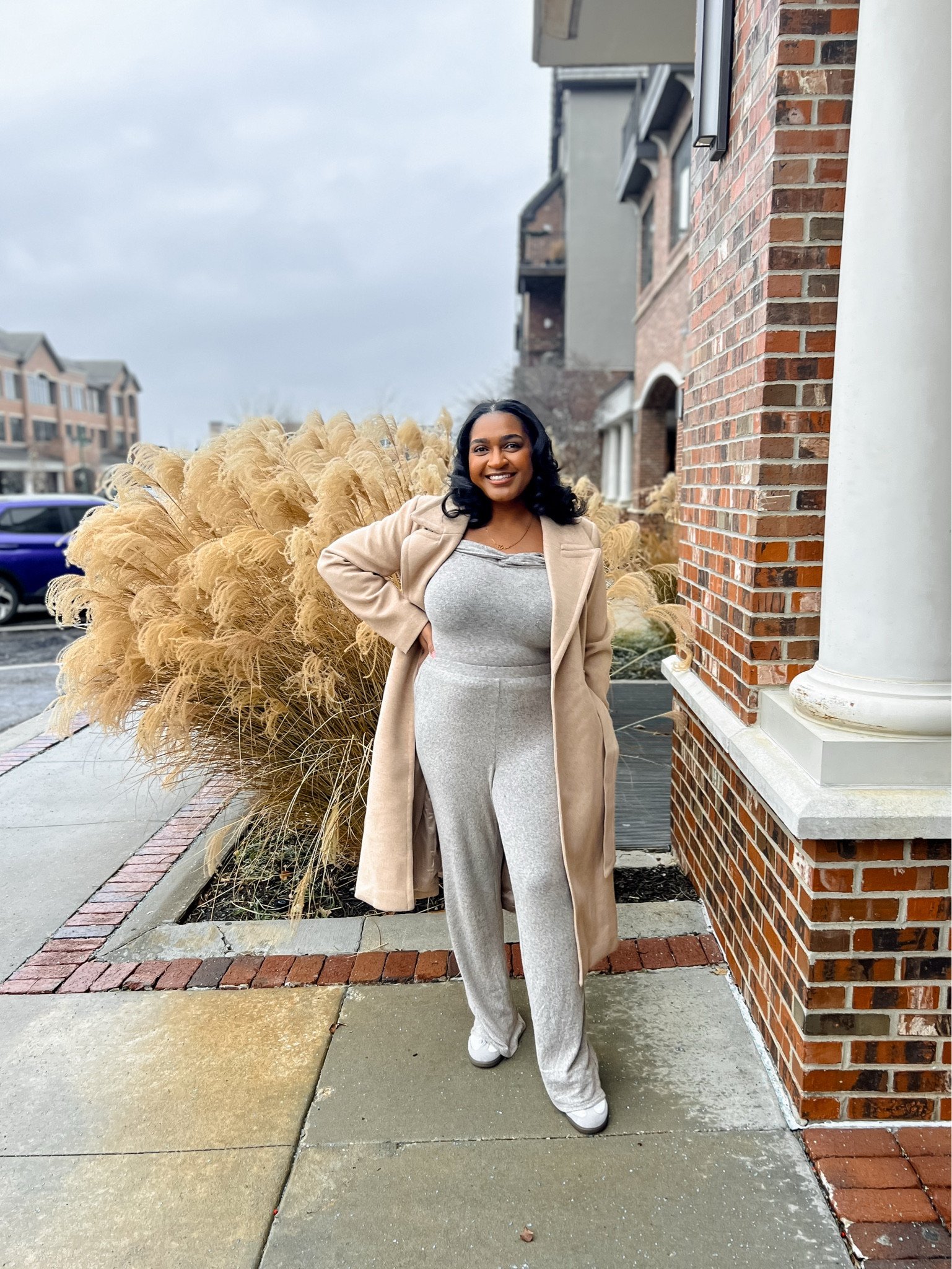 Gray and tan might be my new neutral color combo. Loving this loungewear set. 

#LTKMidsize #LTKStyleTip #LTKFindsUnder100