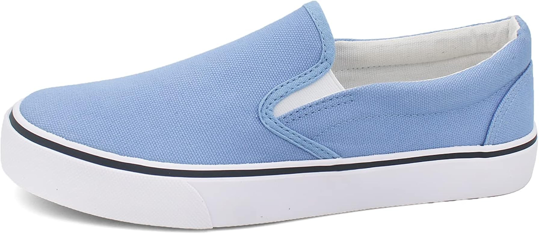 Low-Top Slip Ons Women's Fashion Sneakers Casual Canvas Sneakers for Women Comfortable Flats Brea... | Amazon (US)