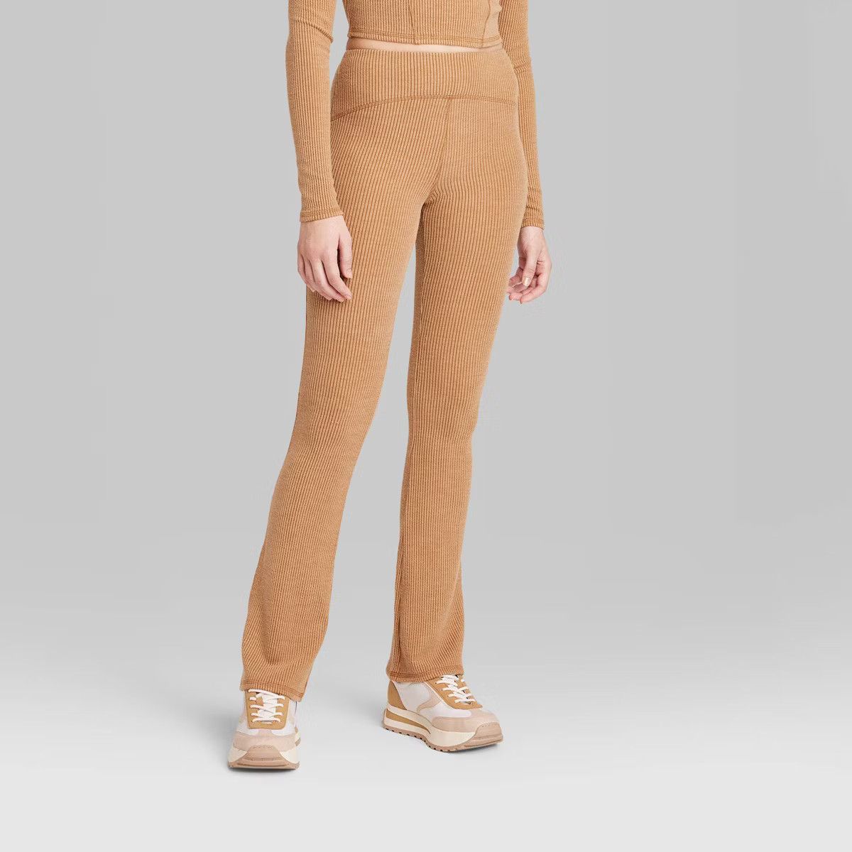 Women's Ribbed Flare Leggings - Wild Fable™ | Target