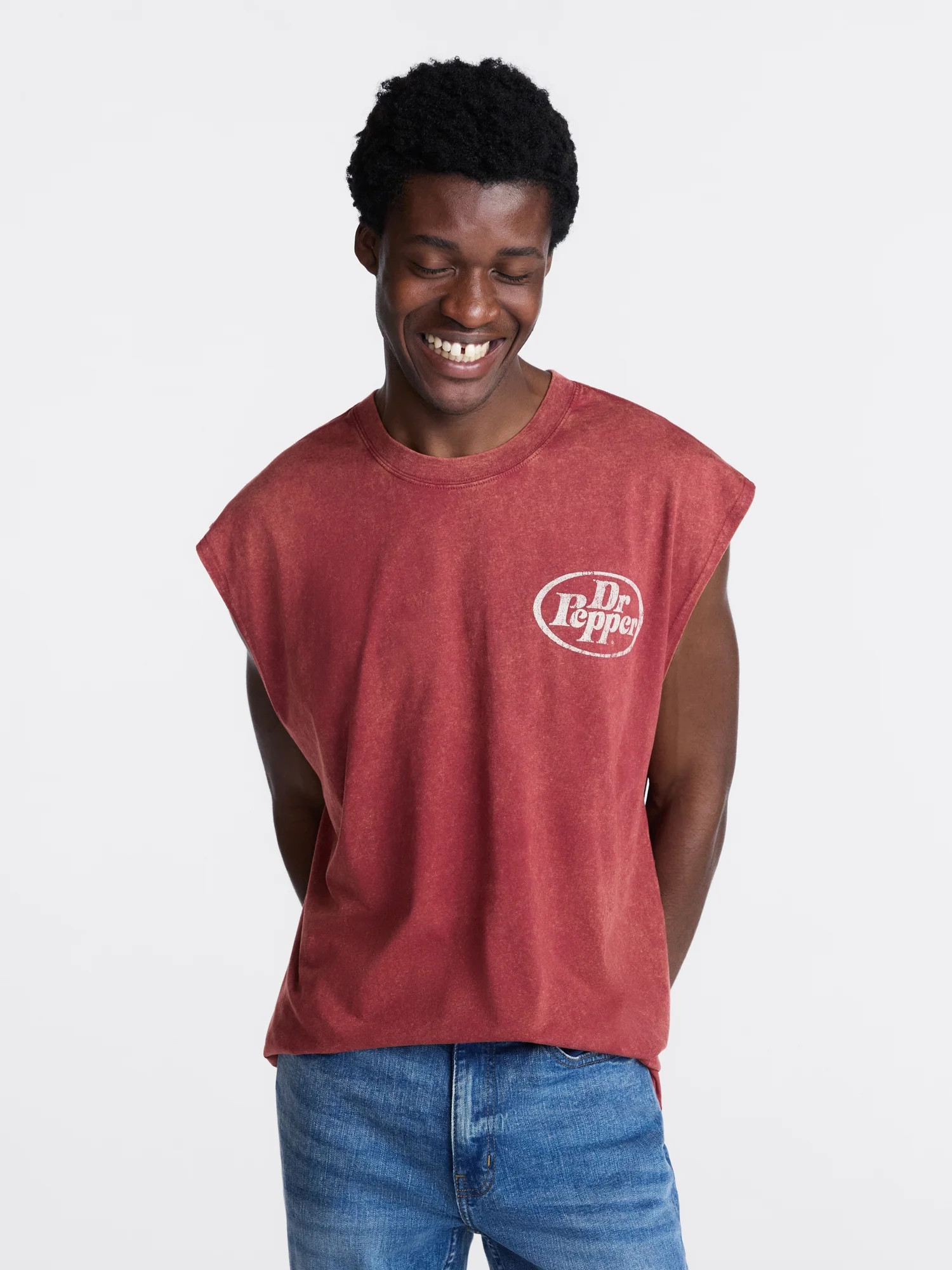 Dr Pepper Men's and Big Men's Muscle Tank Top, Sizes XS-5XL | Walmart (US)