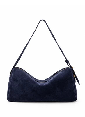 Trousse Large Suede Midnight Blue | Elleme