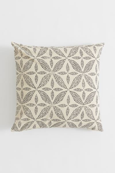 Patterned Cotton Cushion Cover | H&M (US + CA)