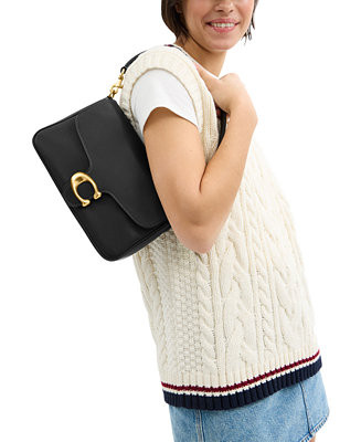 COACH Soft Tabby Small Leather Shoulder Bag - Macy's | Macy's