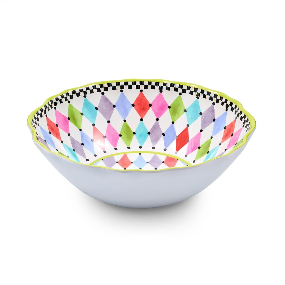 Palm Springs Melamine Serving Bowl | MacKenzie-Childs