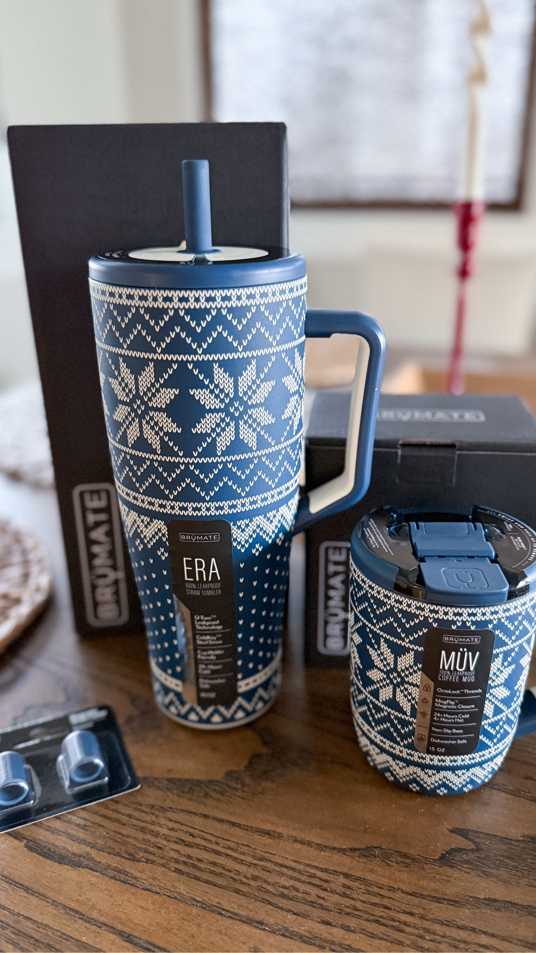 My holiday Brümate mugs are here & this drop might be their cutest yet. The Alpine Knit + Merry Merlot collection looks like wrapped gifts in drinkware form. The Alpine Knit pattern feels like a cozy winter sweater, & Merry Merlot is the perfect holiday red with gold detailing. The ERA straw tumbler is fully leakproof (it’s wild), &  the MÜV coffee mug keeps everything hot forever. If you want a festive upgrade for morning coffee, cocoa nights, or gifting. This whole capsule is so good.

Brümate Partner - holiday mugs - Christmas drinkware - Brumate Alpine Knit - Merry Merlot collection - festive travel mugs - leakproof tumbler - insulated coffee mug - winter drink essentials - cute holiday cups - cozy winter must haves - holiday hosting favorites - Christmas coffee essentials - gift ideas for her - stocking stuffer ideas - holiday beverage accessories - winter kitchen finds - festive home finds

#LTKGiftGuide #LTKCyberWeek #LTKmomlife