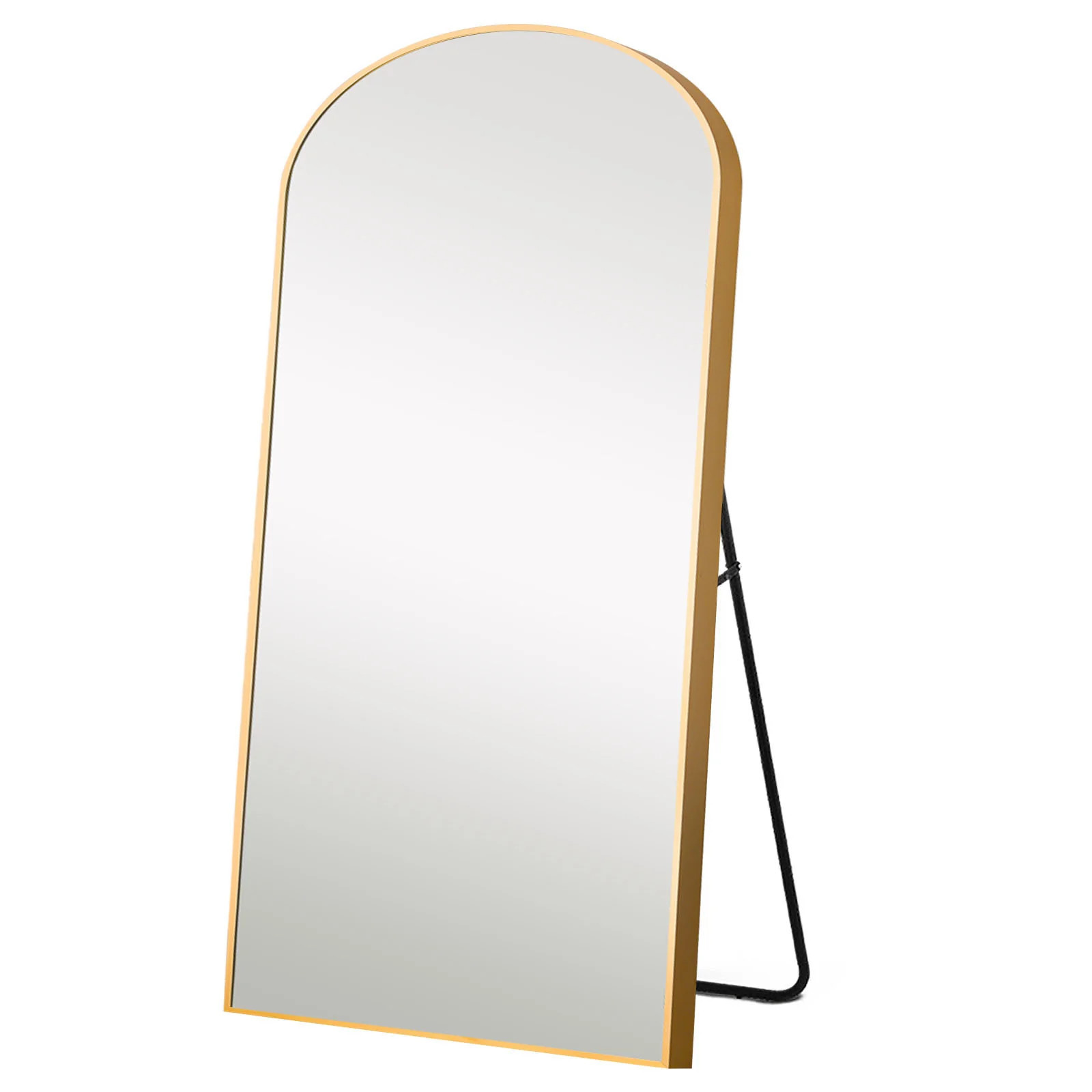Gold Arched Full-length Standing Mirror | Shop Simon